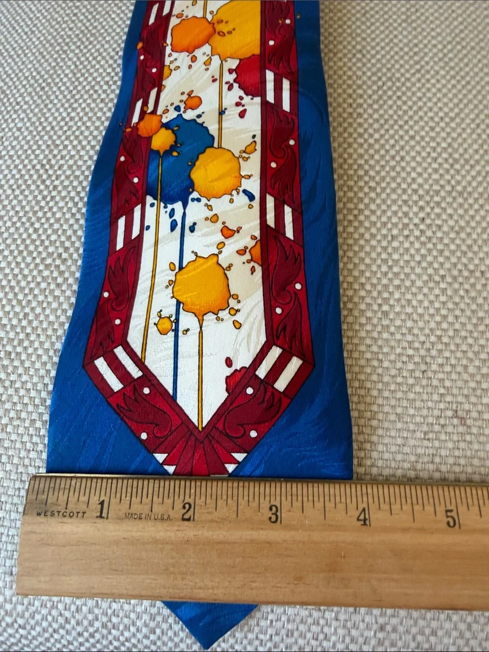 Rush Limbaugh Silk Splatter Tie- Vintage